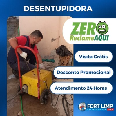 Empresa desentupidora em Braúna, SP