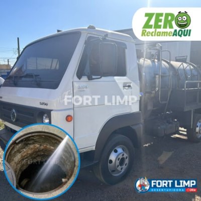 Hidrojateamento para limpeza de fossa em Cajuru, SP